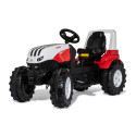 Tractor de pedales para niños Steyr 6300 Terrus CVT de Rolly Toys, juguete agrícola ergonómico.