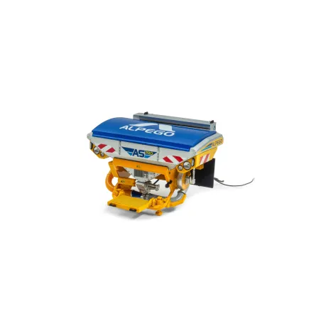 Tolva delantera Alpego ASPRO 1400 I para equilibrar maquinaria y distribuir insumos agrícolas con precisión.