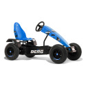 Kart de pedales azul BERG XL B.Super Blue BFR con asiento ajustable y chasis robusto para niños.