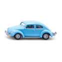 Réplica de metal del clásico Volkswagen Beetle Ovali de Siku con neumáticos de caucho para coleccionistas.