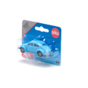 Réplica a escala del clásico Volkswagen Beetle Ovali de metal con neumáticos de caucho Siku