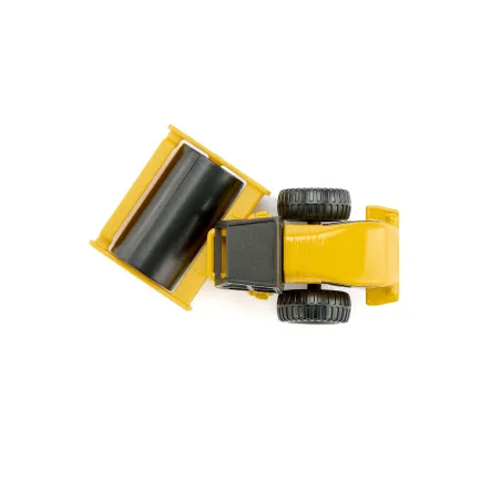 Camión MAN con apisonadora Siku a escala 1:87, juguete de metal y plástico para construcción