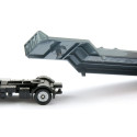 Camión MAN con excavadora de juguete Siku a escala 1:87 en metal y plástico
