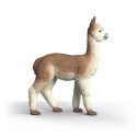 Figura de alpaca de juguete Schleich pintada a mano para coleccionistas y niños.