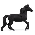 Figura de juguete de caballo lusitano Schleich pintado a mano en pose dinámica