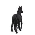 Figura de juguete de caballo lusitano Schleich pintado a mano en pose dinámica
