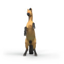Figura detallada de caballo semental Macho Mustang de Schleich en actitud de galope.