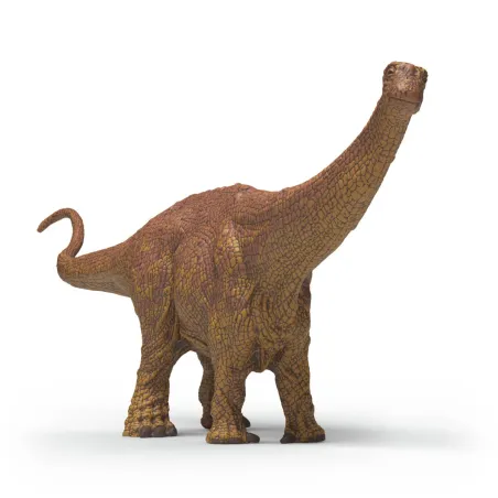 Figura de Brontosaurio de Schleich pintada a mano con detalles realistas.