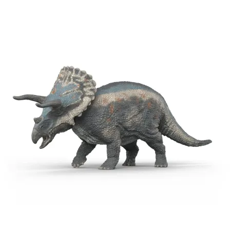 Figura de Triceratops de Schleich realista y pintada a mano para juego educativo y coleccionistas.