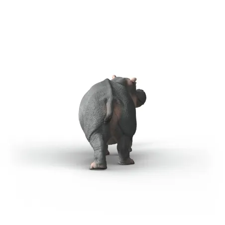 Figura de juguete de hipopótamo Schleich realista para juego educativo infantil