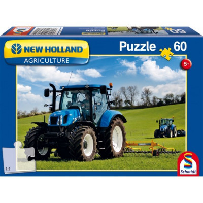 New Holland - T6AC: 60 piezas Puzzle