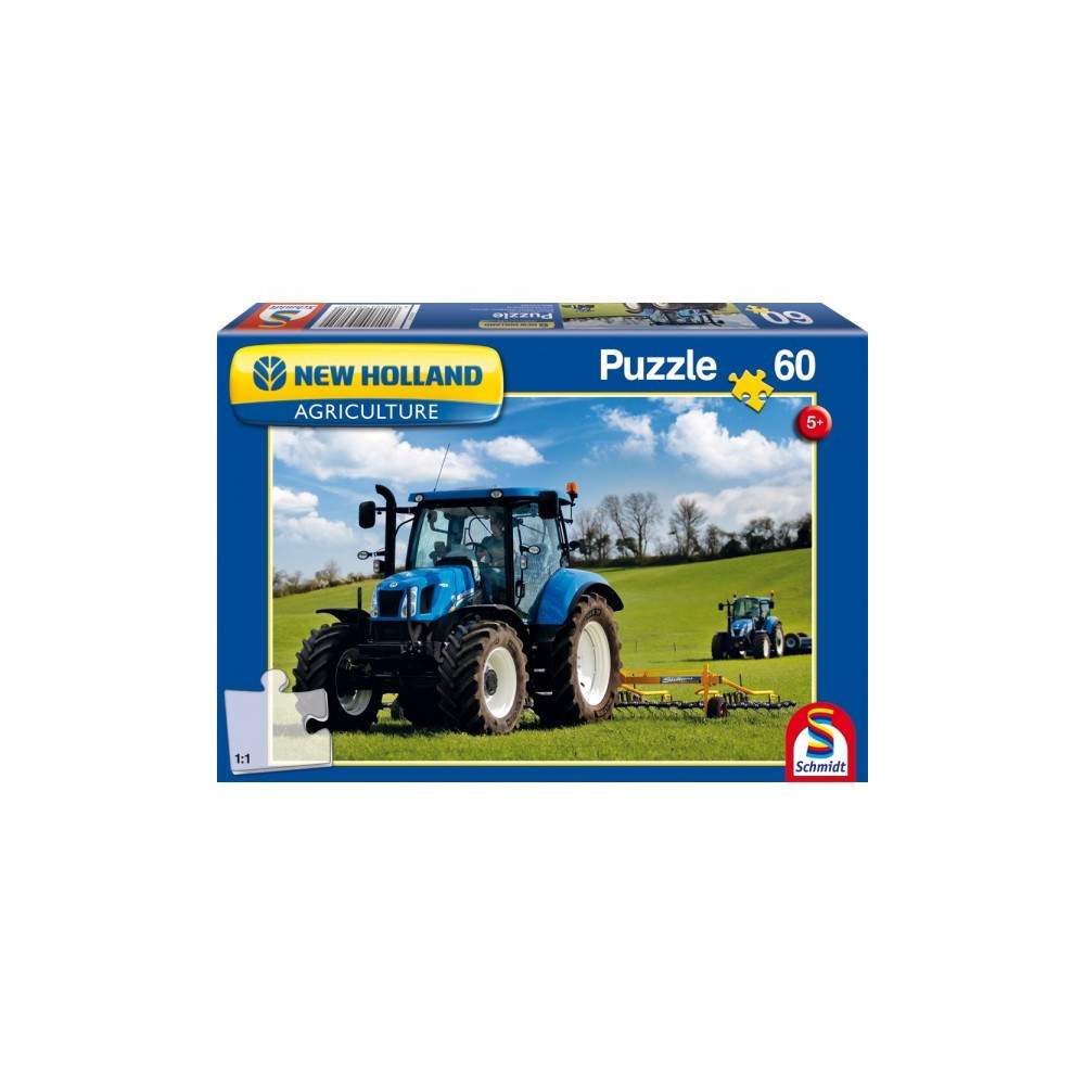 New Holland - T6AC: 60 piezas Puzzle