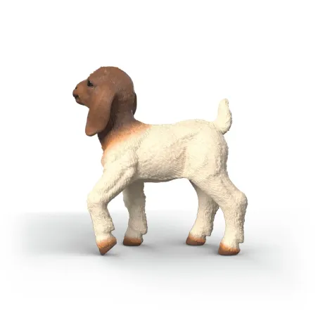 Figura realista de cabritillo bóer Schleich pintada a mano para juego infantil