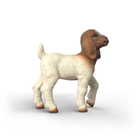 Figura realista de cabritillo bóer Schleich pintada a mano para juego infantil