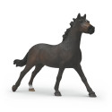 Figura detallada de yegua purasangre inglesa Schleich esculpida a mano para juego y coleccionismo.