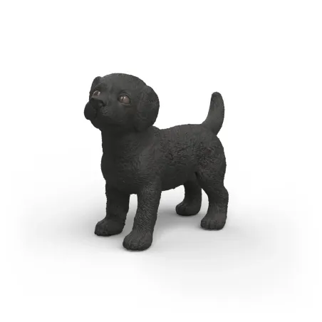 Figura de juguete de cachorro de Labrador Retriever negro Schleich