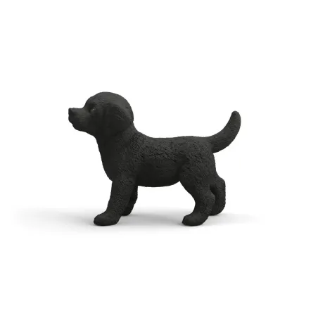 Figura de juguete de cachorro de Labrador Retriever negro marca Schleich