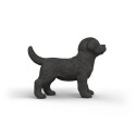 Figura de juguete de cachorro de Labrador Retriever negro marca Schleich