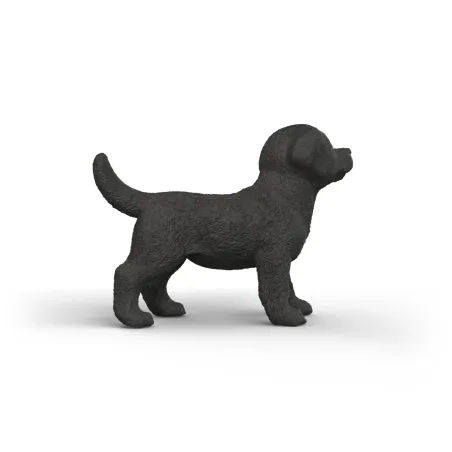 Figura de juguete de cachorro de Labrador Retriever negro marca Schleich