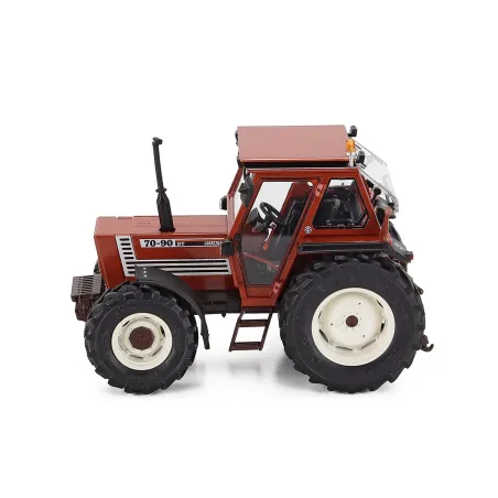 Tractor a escala 1:32 Fiat 70-90 Confort Cab 4WD de la marca ROS para coleccionistas.