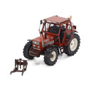 Tractor a escala 1:32 Fiat 70-90 Confort Cab 4WD de la marca ROS para coleccionistas.