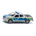 Coche de policía Nissan Navara a escala 1:50 en metal con puertas móviles