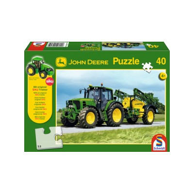 John Deere 6630 con el campo pulverizador puzzle