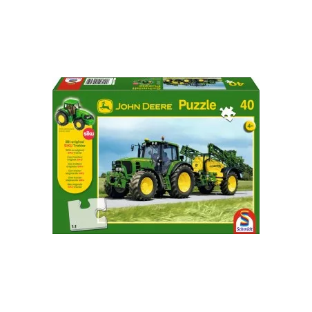John Deere 6630 con el campo pulverizador puzzle