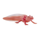 Figura realista de ajolote pintada a mano para coleccionistas y amantes de la fauna exótica.