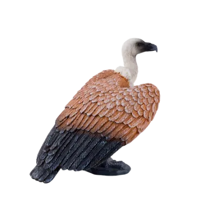 Figura realista de buitre leonado pintada a mano para coleccionistas y amantes de las aves.