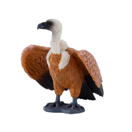 Figura realista de buitre leonado pintada a mano para coleccionistas y amantes de las aves.