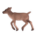 Figura detallada de cría de reno Mojo, miniatura realista para coleccionistas y juego educativo.