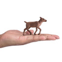 Figura detallada de cría de reno Mojo, miniatura realista para coleccionistas y juego educativo.