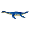 Figura detallada de Cryptoclidus pintada a mano, réplica de reptil marino prehistórico del Jurásico.