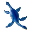 Figura detallada de Cryptoclidus pintada a mano, réplica de reptil marino prehistórico del Jurásico.
