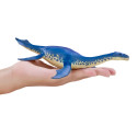 Figura detallada de Cryptoclidus pintada a mano, réplica de reptil marino prehistórico del Jurásico.