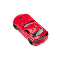 Réplica a escala del Mercedes-Benz SLS AMG Black Series rojo con puertas de ala de gaviota.