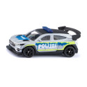 Coche de juguete Ford Mustang Mach-E 1400 de policía personalizado a escala de Siku
