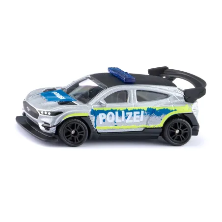 Coche de juguete Ford Mustang Mach-E 1400 de policía personalizado a escala de Siku