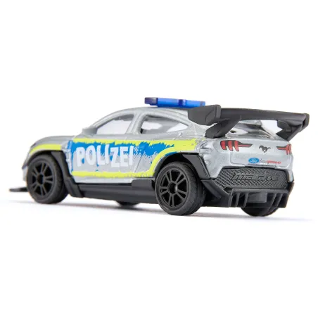 Coche de policía de juguete Ford Mustang Mach-E 1400 personalizado de Siku.