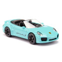 Miniatura de juguete Porsche 911 Turbo S Cabriolet de SIKU en metal y plástico.