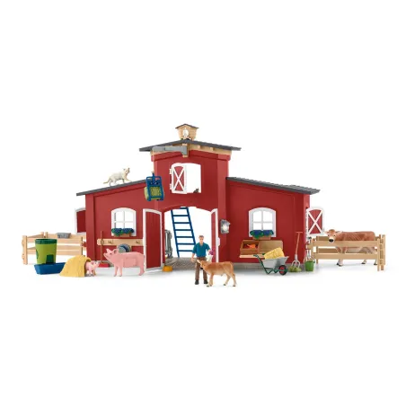 Casa Granja grande con animales | Estructura 86 cm