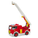 Camión de bomberos de juguete ROADMAX de Bruder con escalera giratoria y extensible.