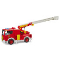 Camión de bomberos de juguete ROADMAX de Bruder con escalera giratoria y extensible.