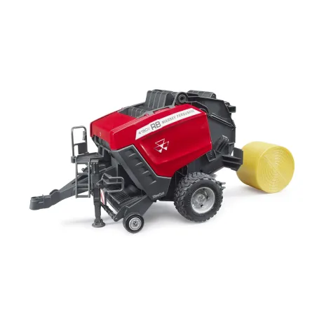 Empacadora de balas redondas Massey Ferguson RB 4180V de juguete compatible con tractores Bruder