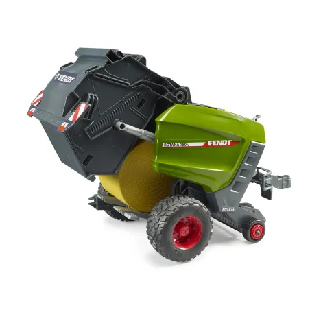 Empacadora de balas redondas Fendt Rotana 180V de juguete Bruder a escala 1:16