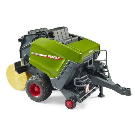 Empacadora de balas redondas Fendt Rotana 180V de juguete Bruder escala 1:16