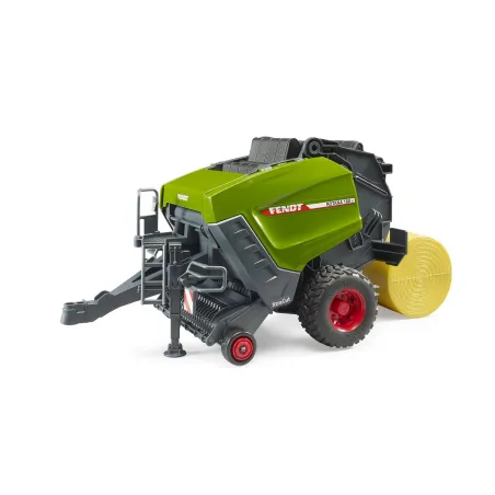Empacadora de balas redondas Fendt Rotana 180V de juguete Bruder a escala 1:16