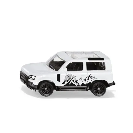 Miniatura Land Rover Defender 90 de Siku a escala 1:87 en metal y plástico para coleccionistas y niños