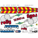 Set de pegatinas oficiales y resistentes para cisterna de tractor de juguete infantil.